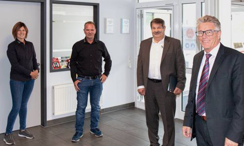 Chancen der Digitalisierung im Wettbewerb nutzen - Wirtschaftsdezernent Winfried Ottmann besucht Firma Grasmück
